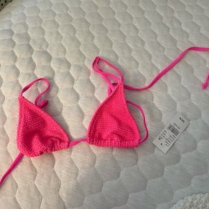 Pacsun Neon Pink Swim Top